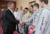 Fondatorul Edelweiss a felicitat personal luptătorii de K1