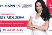 Fundaţia Edelweiss şi Andreea Marin invită la Telemaratonul Renaşte Moldova