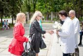 Anastasia Lazariuc gets involved in Revive Moldova campaign with a donation for improvement of the Institute of Mother and Child