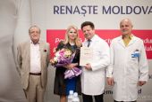 Anastasia Lazariuc gets involved in Revive Moldova campaign with a donation for improvement of the Institute of Mother and Child