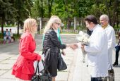 Anastasia Lazariuc se implică în Campania Renaşte Moldova, cu o donaţie pentru modernizarea Institutului Mamei şi Copilului