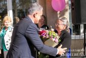 1 сентября Влад Плахотнюк был почетным гостем в школе села Грозешть