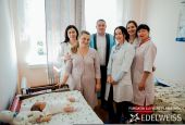 New mothers from Drochia were congratulated by the team of the “Edelweiss” Foundation of Vlad Plahotniuc