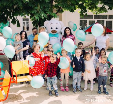 The Kindergarten in Balanesti has a new playground with the support of Edelweiss